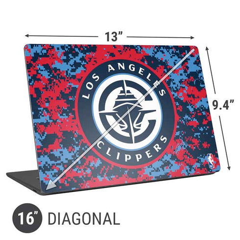 NBA LA Clippers Digi Camo Universal Laptop 16in (13 x 9.4in) Skin